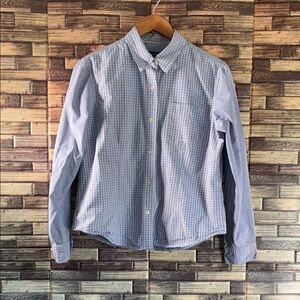 EUC Roper Juniors  Light Blue Western Large Shirt